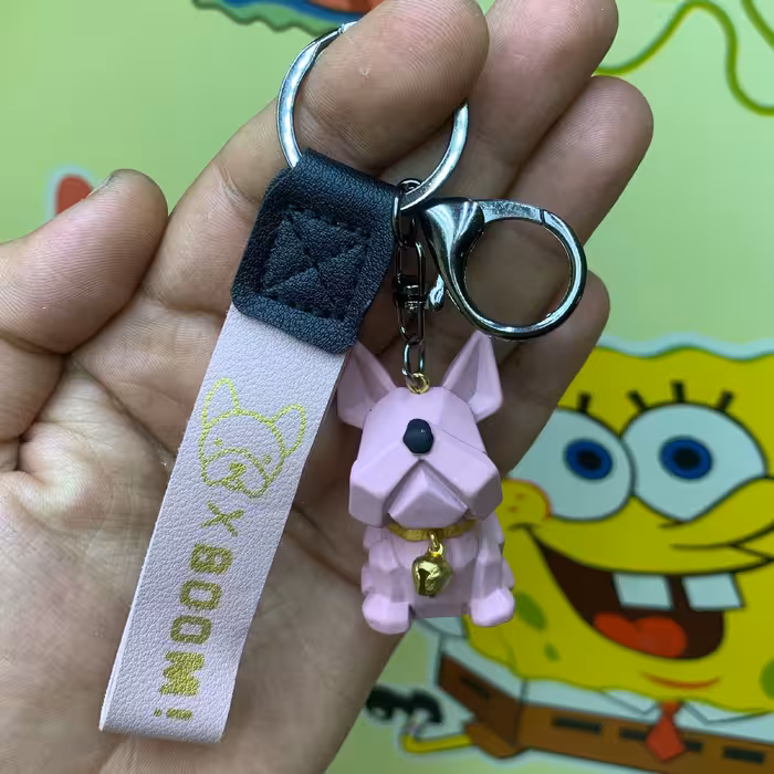 جاکلیدی مدل سیلیکونی طرح سگ زنگوله دار