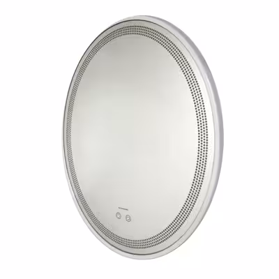 آینه سرویس بهداشتی گلسموند مدل بیضی هوشمند لمسی کد SL111sm