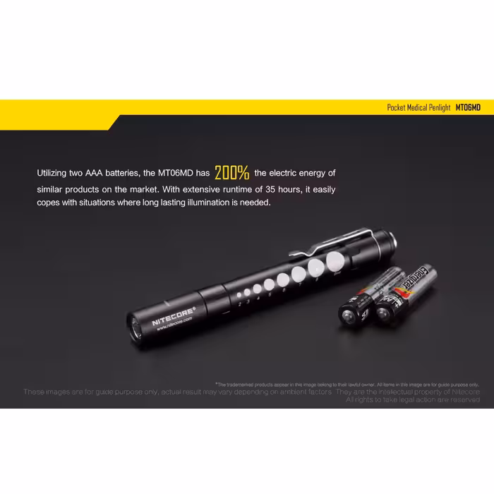 چراغ قوه پزشکی نایت کر مدل MT06MD