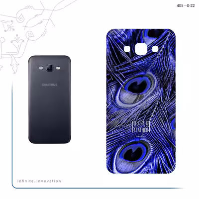 برچسب پوششی ماهوت مدل Purple Feather مناسب برای گوشی موبایل سامسونگ Galaxy A8