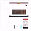 برچسب پوششی ماهوت مدل Dark Walnut Wood مناسب برای تبلت سامسونگ Galaxy Note 10.1 2012 N8010