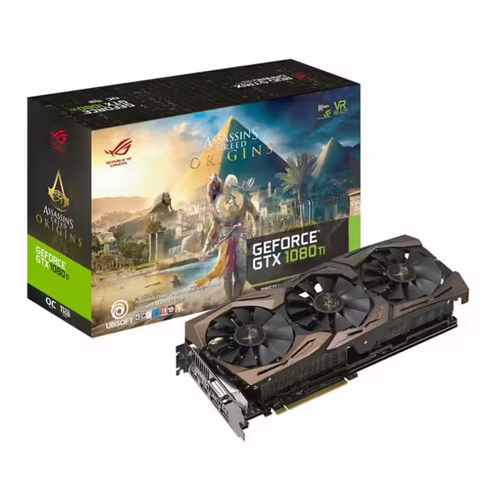 کارت گرافیک ایسوس AC ORIGINS ROG STRIX GTX1080TI