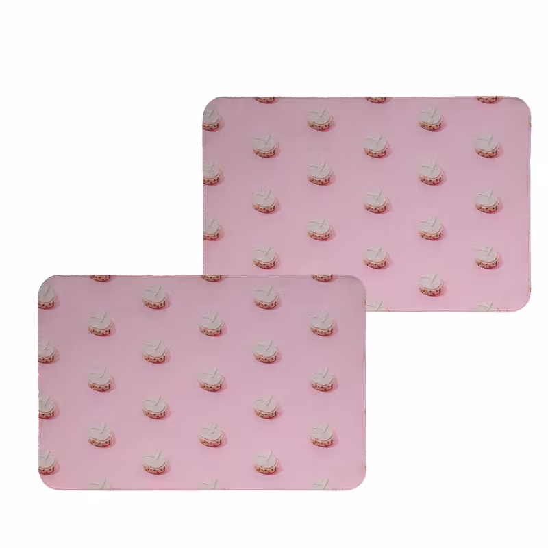 زیربشقابی طرح فانتزی کد 8210 مجموعه 2عددی | کالا مکس