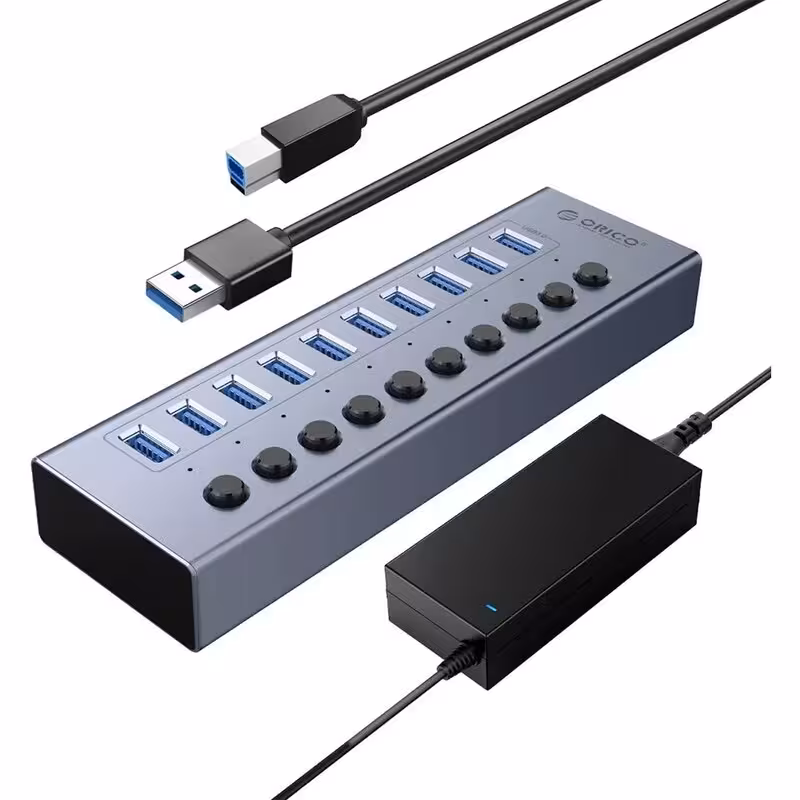 هاب 10 پورت USB 3.0 برند ORICO