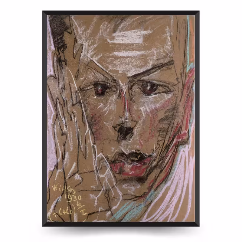 تابلو دکوراتیو فانتزی پرتره انتزاعی