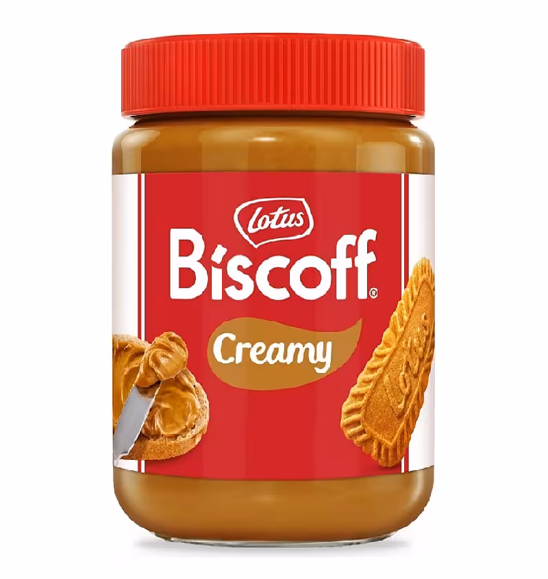 کره بیسکوئیت لوتوس مدل Creamy