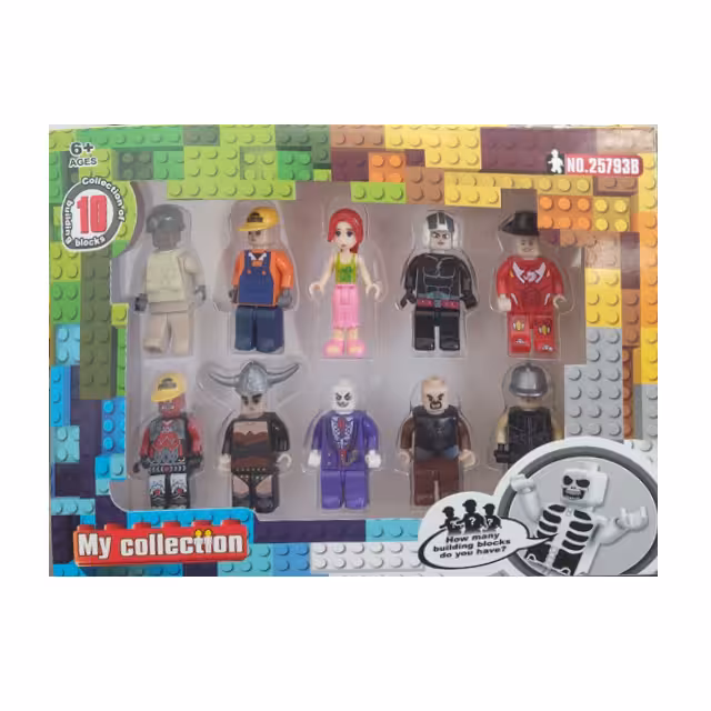 فیگور لگو مای کالکشن صورتی 10 عددی