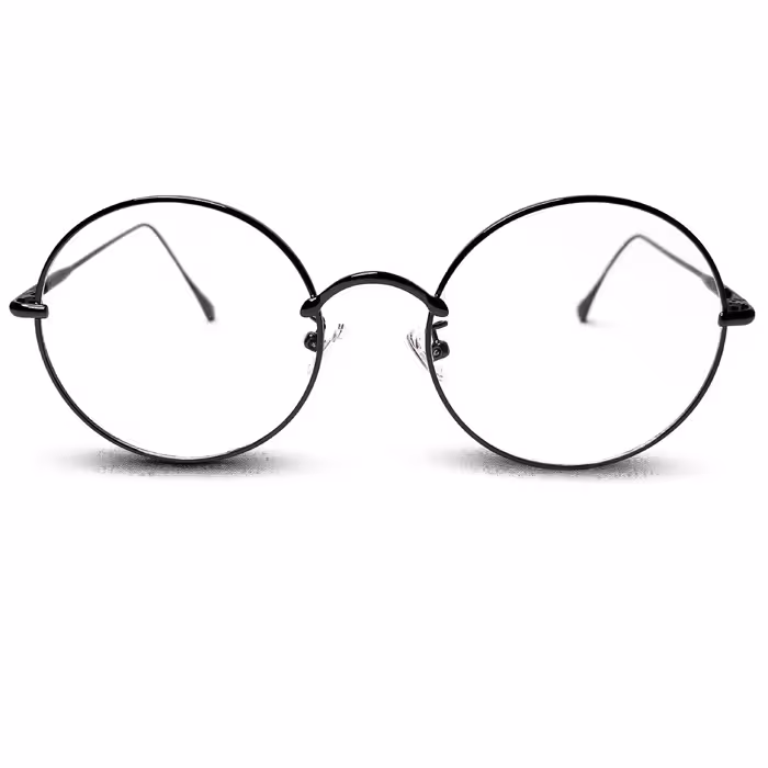 عینک طبی گرد مشکی اسپرت برند فندی b122