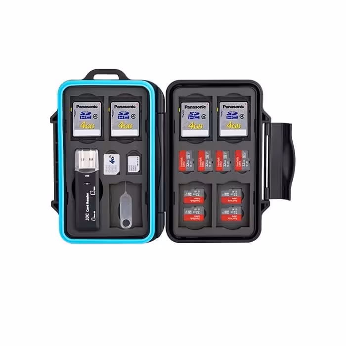 کیس محافظ کارت حافظه و سیم کارت و کارتخوان جی جی سی مدل MCR-STS27