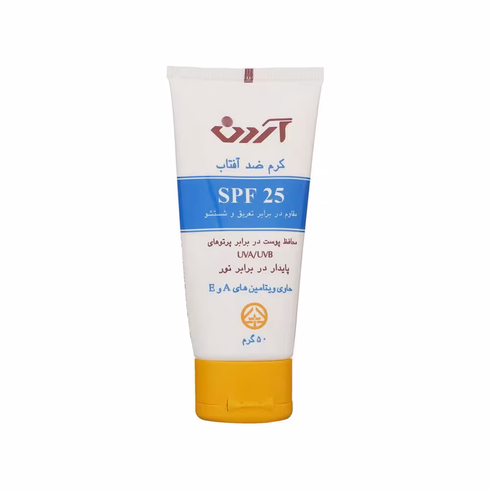 کرم ضد آفتاب بی رنگ آردن SPF 25 برای انواع پوست
