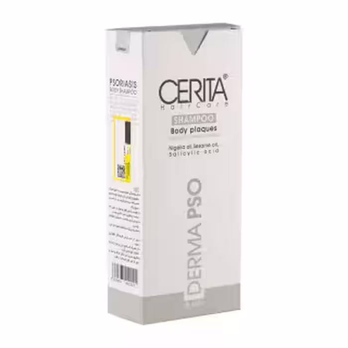 شامپو بدن پسوریازیس سریتا مدل Derma PSO حجم 250 میلی لیتر