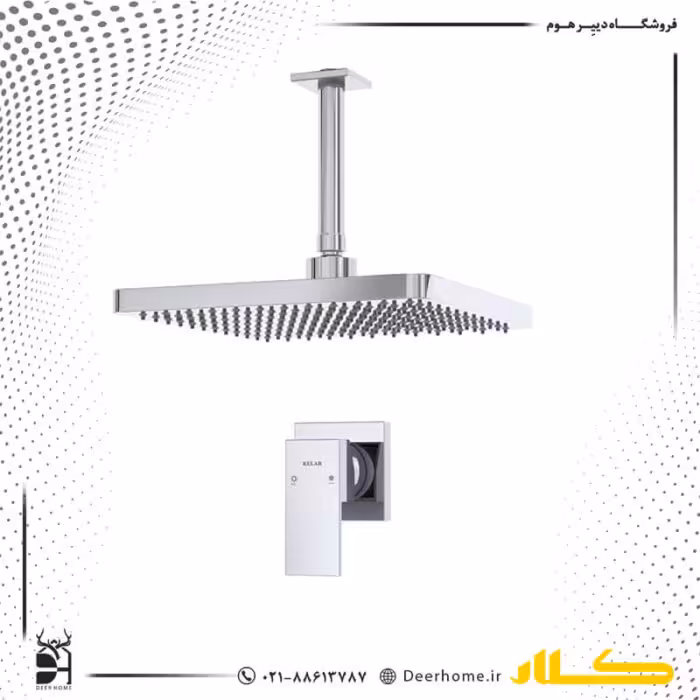 شیرآلات کلار تیپ 1 لاکچری فلور کروم