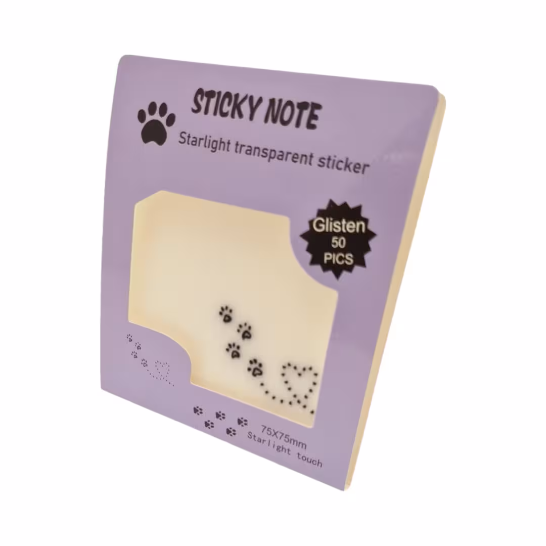 استیک نوت شفاف گربه خارجی 120