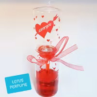 دماسنج عشق شیشه ای فانتزی قرمز با ارسال رایگان