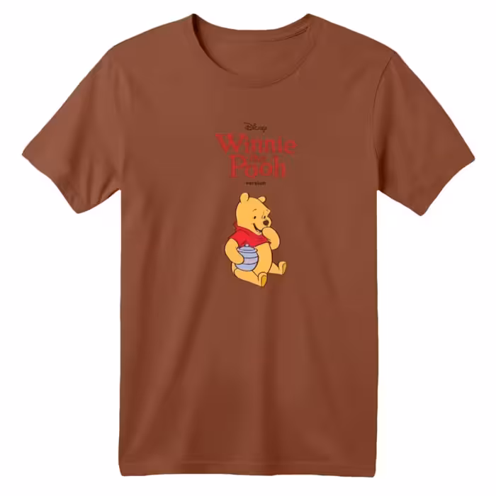 تی شرت آستین کوتاه بچگانه مدل پو کد 68 رنگ موکایی