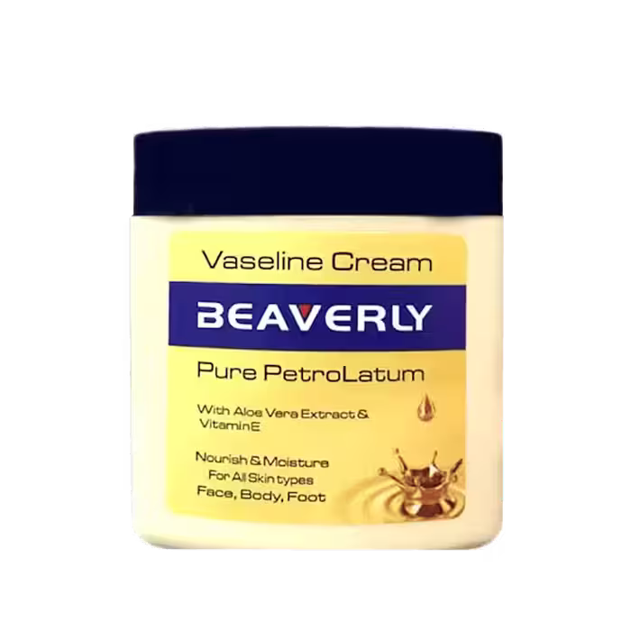 کرم وازلین دست، صورت، بدن و پا بورلی Beaverly بسته 250 گرمی
