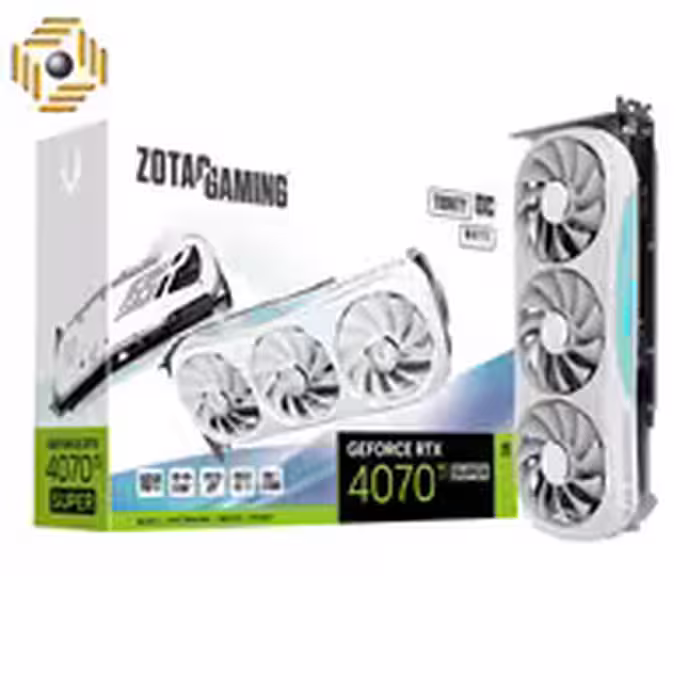 کارت گرافیک زوتاک RTX 4070 Ti SUPER Trinity OC White Edition