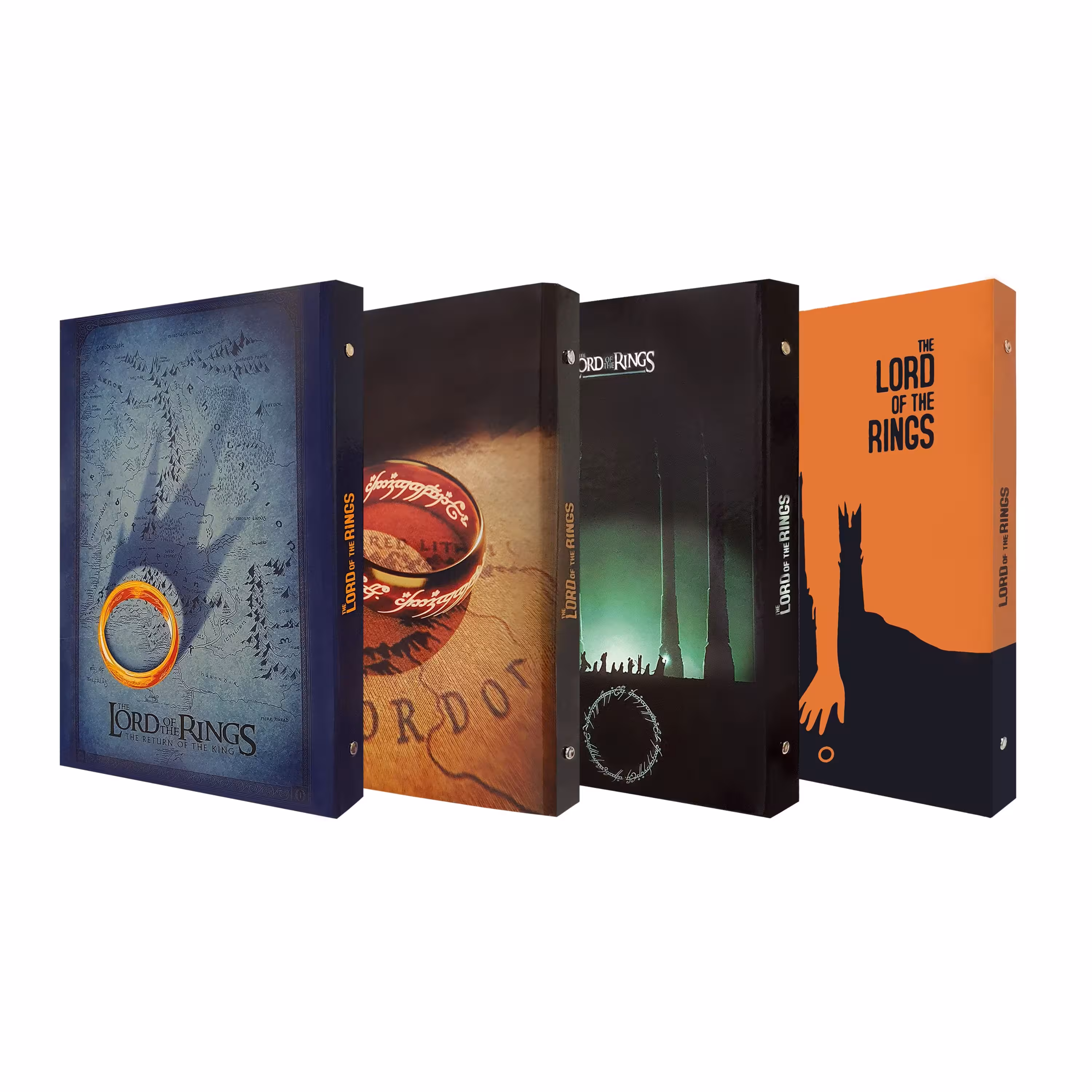 کلاسور  پدیده نقش مدل  کالکشن فیلم و سریال طرح ارباب حلقه ها مجموعه 4 عددی