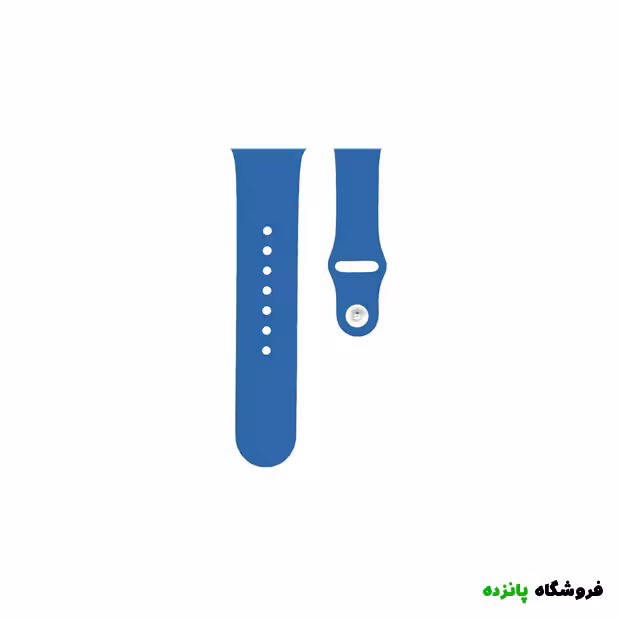 بند سیلیکونی ساعت هوشمند سایز 22 میلیمتری – آبی کاربنی