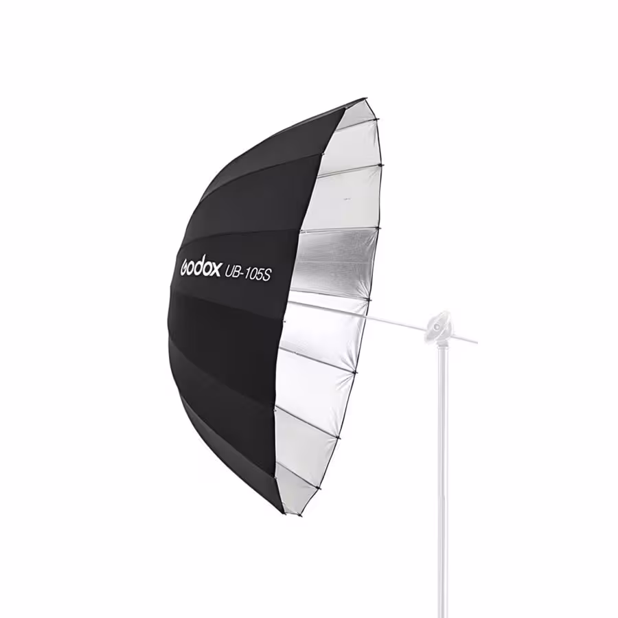 چتر پارابولیک 105 سانت داخل نقرهای مدل Godox UB-105S