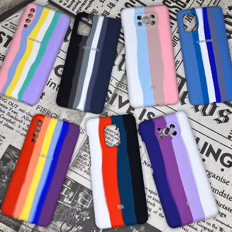 قاب سیلیکونی رنگین کمانی سامسونگ A23