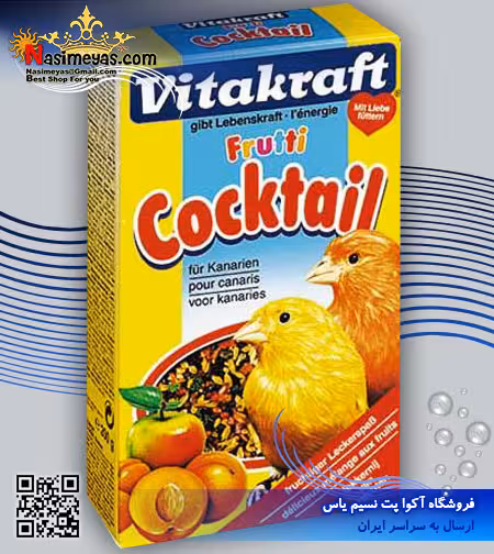غذای کوکتل میوه قناری 200 گرم ویتاکرافت