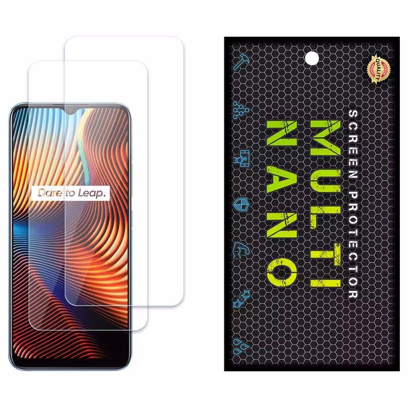 محافظ صفحه نمایش مولتی نانو مدل X-S2N مناسب برای گوشی موبایل ریلمی 7i Global بسته دو عددی | کالا برتری