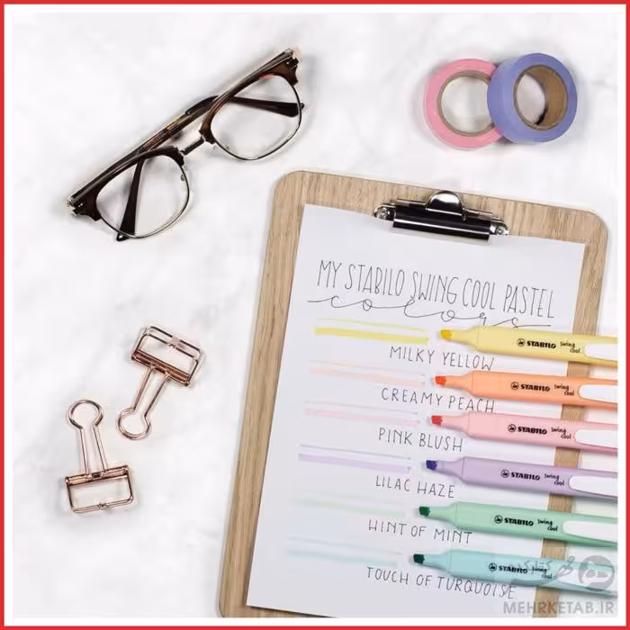 هایلایتر پاستلی سووینگ کول استابیلو  STABILO Swing Cool Pastel Pocket highlighter