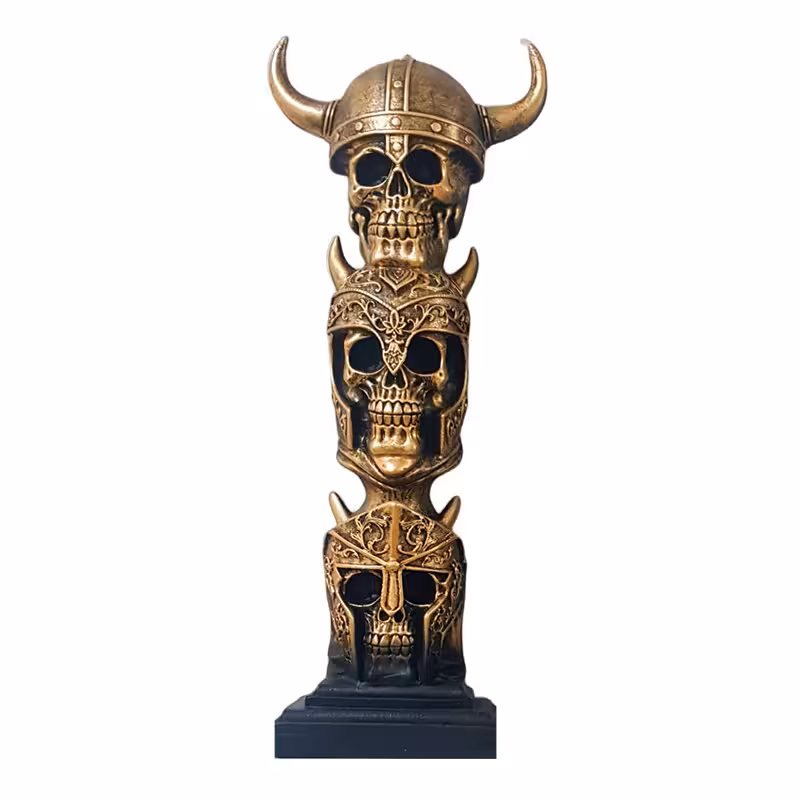 مجسمه جمجمه سه گلادیاتور کد Skulls-1