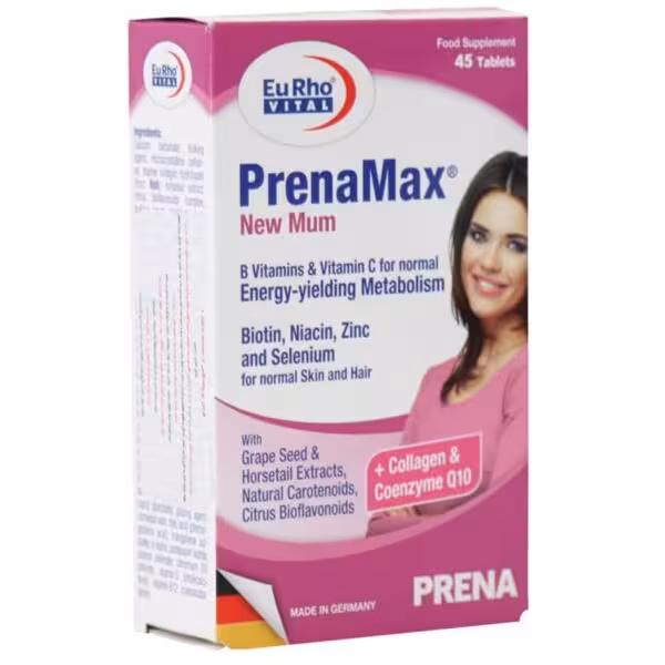 قرص پرینامکس نیو مام یوروویتال 45 عدد EuRho Vital PrenaMax New Mum 45 Tabs