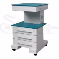ترولی کلاسیک 3 کشو با شیشه رنگی مدل TR 418  برند navidekbatan