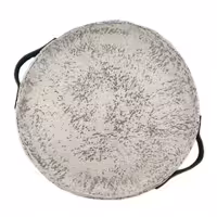 سینی سفید پاپیه ماشه