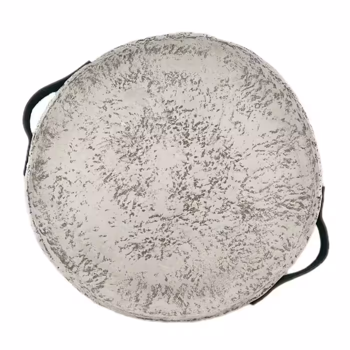 سینی سفید پاپیه ماشه