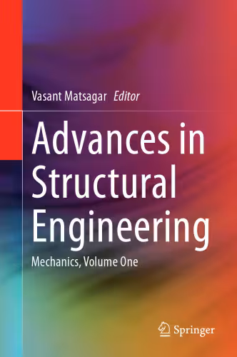 خرید و دانلود نسخه کامل کتاب Advances in Structural Engineering: Mechanics, Volume One
