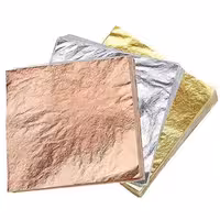 ورق طلا, نقره ,مس 25 برگي - 14*14