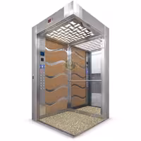 کابین آسانسور ام دی اف استیل کد 10403