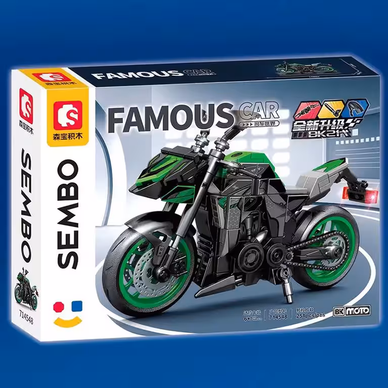 ساختنی (لگو) موتور سمبو SEMBO مدل FAMOUS CAR 714548