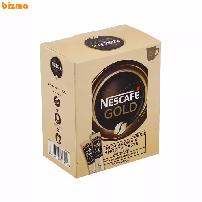 پودر قهوه فوری گلد نسکافه – 25 عددی