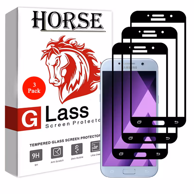 محافظ صفحه نمایش سرامیکی هورس مدل CRM مناسب برای گوشی موبایل سامسونگ Galaxy A5 2017 بسته سه عددی