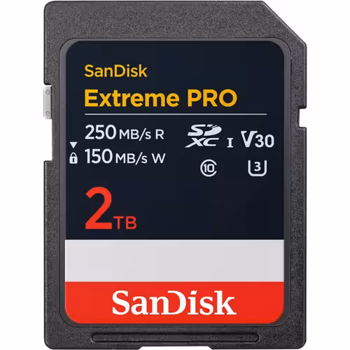 کارت حافظه سن دیسک SanDisk 2TB Extreme PRO UHS-I SDXC Memory Card 200MB/s