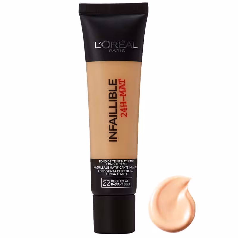 کرم پودر مات لورآل مدل infallible شماره 22 حجم 35 میل