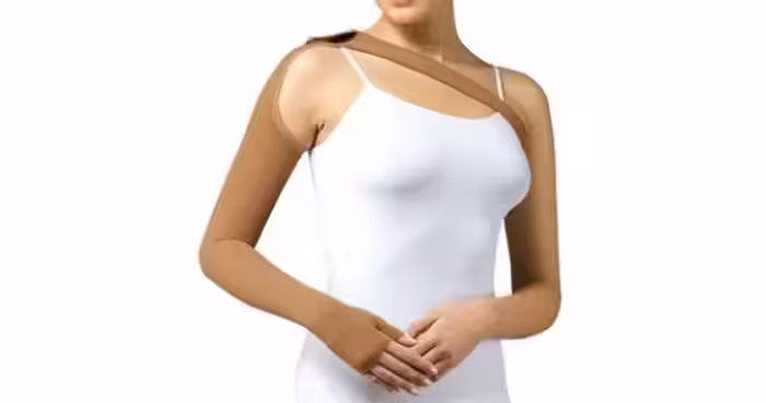 آستین طبی نازک بنددار تا روی دست تونوس الاست02-0403 ArmSleeve - کلاس فشار 2 - کد1216