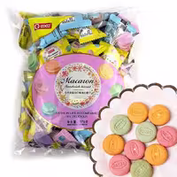 بیسکوییت پذیرایی ماکارون میوه ای (376 گرم) macaron