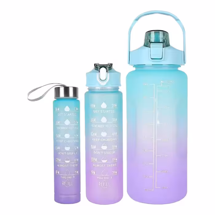 قمقمه مدل سیلیکونی گنجایش 2 لیتر بسته 3 عددی | کالا مکس