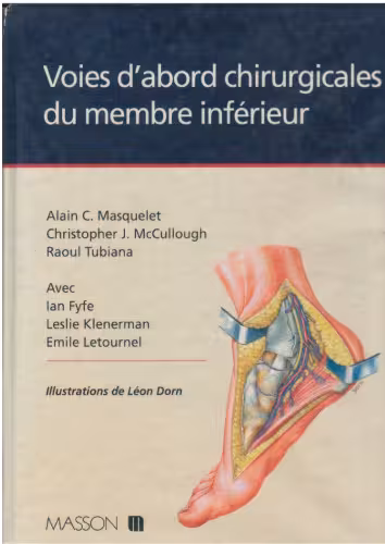 خرید و دانلود نسخه کامل کتاب Voies d'abord chirurgicales du membre inférieur