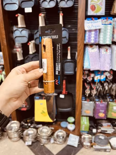 چاقو دسته چوبی کوچک استیک BJ2