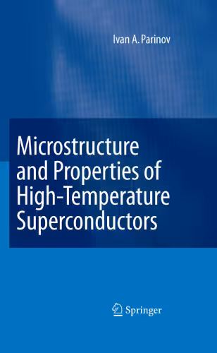 خرید و دانلود نسخه کامل کتاب Microstructure and Properties of High-Temperature SuperConductors