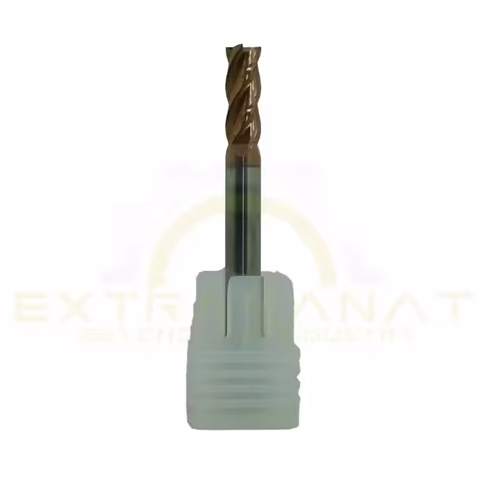 فرز انگشتی کارباید دوهره F 5x13x5x50L HRC58 4