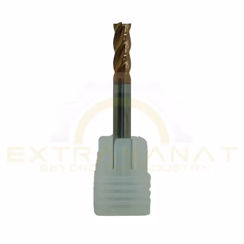 فرز انگشتی کارباید دوهره F 5x13x5x50L HRC58 4