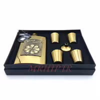 هیپفلاسک (قمقمه جیبی) 4شات طرح خوش شانس کدa520431